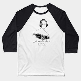 Mary Shelley, English Writer, Frankenstein Baseball T-Shirt